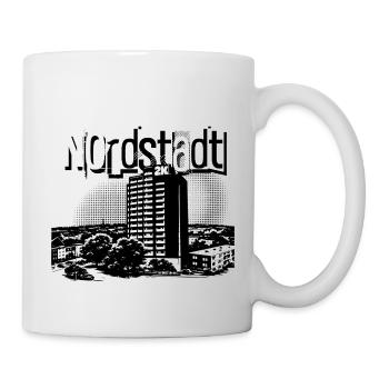 Dortmund Nordstadt stilisiert  - Tasse - Weiß - Rechts