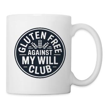 Celiac disease gluten intolerance funny saying - Mug - white - Right