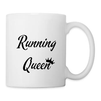 Running Queen - Tasse - Weiß - Rechts