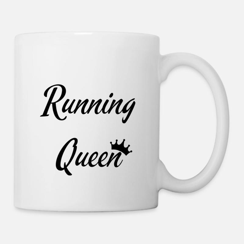 Running Queen - Tasse - Weiß