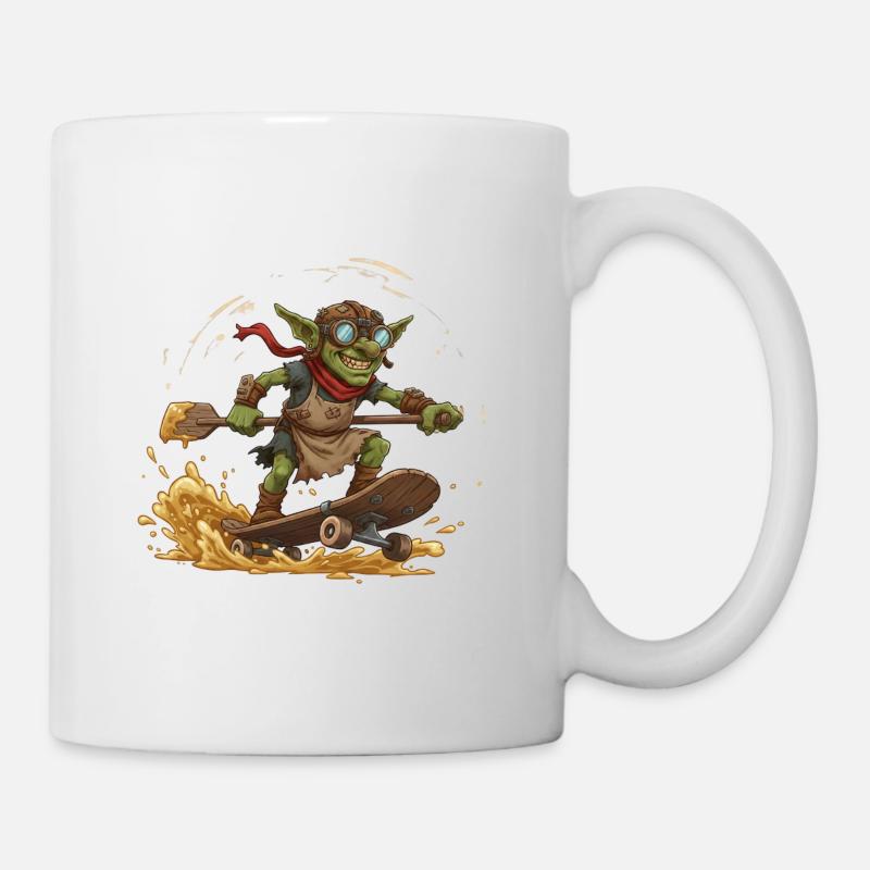 Gobelin en skateboard - Mug blanc - blanc