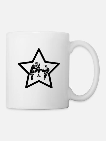 Kampfboxen - Tasse - Weiß