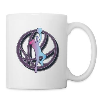 Basketball Mädchen - Tasse - Weiß - Rechts