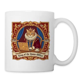 König Des Home Office - Tasse - Weiß - Rechts