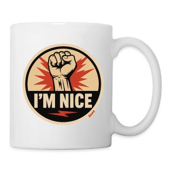 I'm Nice Fist Statement - Mug - white - Right