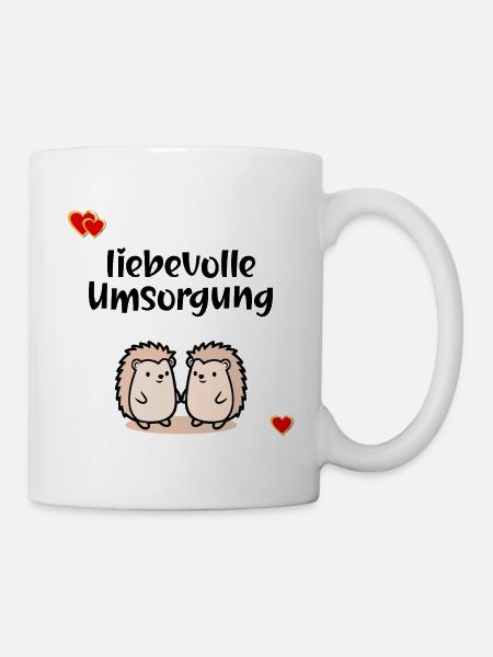 Danke Pflege Umsorgung - Tasse - Weiß