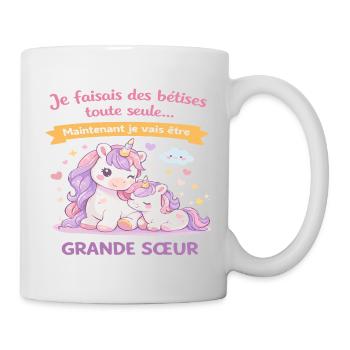 I was doing stupid things on my own - Mug - white - Right