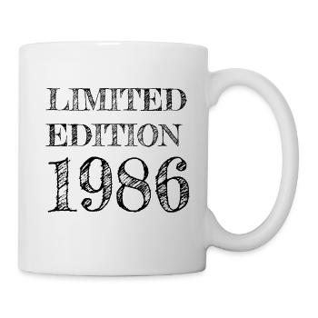 Millésime 1986 - Mug blanc - blanc - Droite