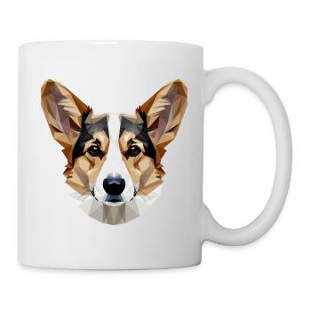Corgi corgi gallois Cardigan Chien mignon corgi gallois - Mug blanc - blanc - Droite