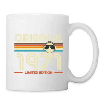 1971 Édition Limité Vintage - Mug blanc - blanc - Droite