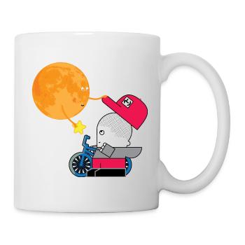 Sun Gift to Rider on Wheels - Mug - white - Right
