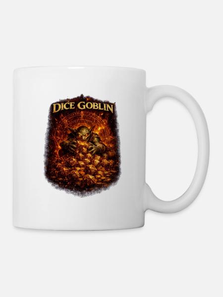 T-shirt Dice Goblin – Dés et jeu de rôle - Mug blanc - blanc