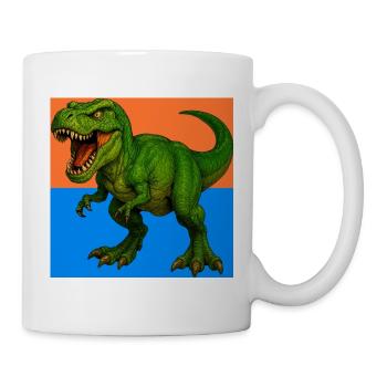 Dinosaurier - Tasse - Weiß - Rechts