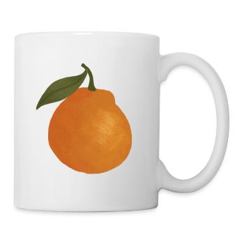 Sunlit Orange Sketch Tee - Mug - white - Right