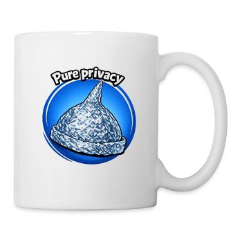 Pure Privacy - Purer Datenschutz - Tasse - Weiß - Rechts