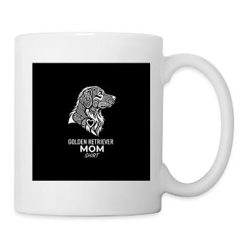 Tee Mom Golden Retriever Drawing - Mug - white - Right