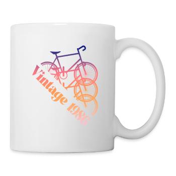 Millésime 1986 - Mug blanc - blanc - Droite