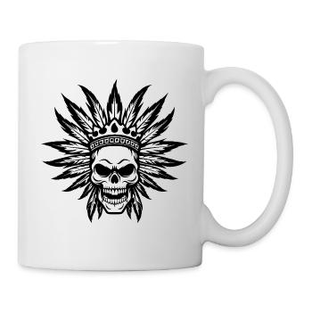 Häuptling Apache TotenIndianer - Tasse - Weiß - Rechts