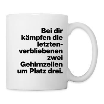 BRAIN TEASERS, SARCASM, CHEEKY FIGHT WITH YOU - Mug - white - Right