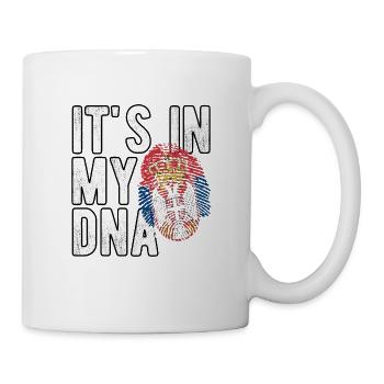 Serbia It's in my DNA - Tasse - Weiß - Rechts