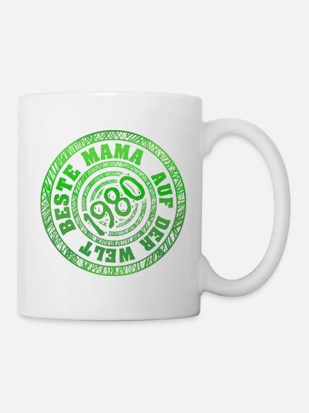 mutti 1980 - Tasse - Weiß