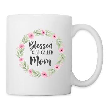 Happy To Be Mom Mom Gift - Mug - white - Right