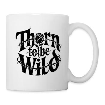 Thorn to be wild: Thorn design - Mug - white - Right