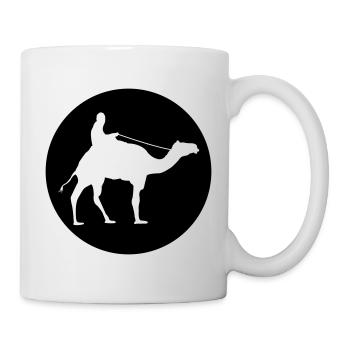 Promenade à chameaux - Mug blanc - blanc - Droite