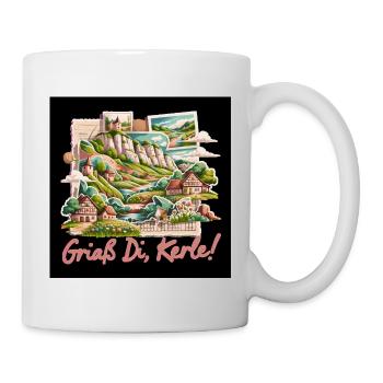 Village Idylle Paysager Collège - Mug blanc - blanc - Droite