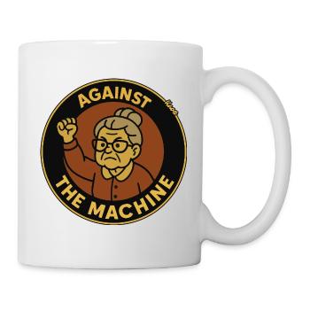 Against the machine – Grandma Protest - Mug - white - Right