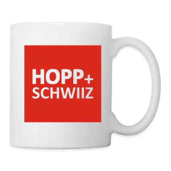 Hopp Schwiiz - Schweiz - Suisse - Grüezi - Mug blanc - blanc - Droite