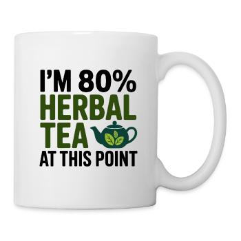 Naturopath I'm 80 Percent Herbal Tea Professional  - Mug - white - Right