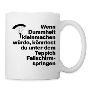 STUPIDITY, STUPID, DISS, SARCASM, NAUGHTY, GIFT - Mug - white - Right