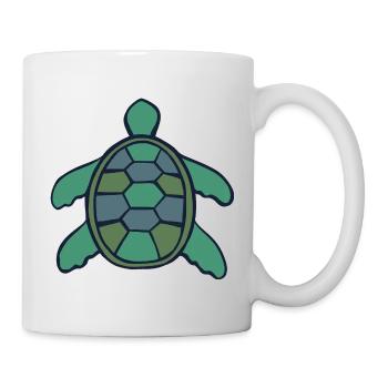 Geometric Shell Turtle - Mug - white - Right