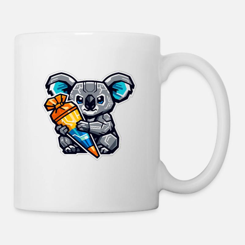 Finally schoolchild koala school cone school enrollment - Mug - white
