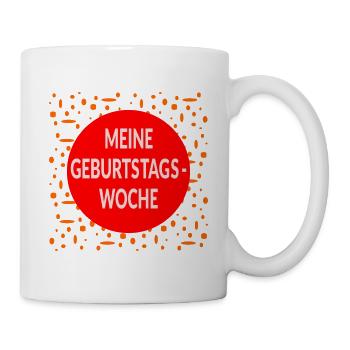 Birthday Week Birthday Humor - Mug - white - Right