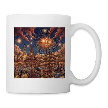 Valencia Fallas - Mug blanc - blanc - Droite