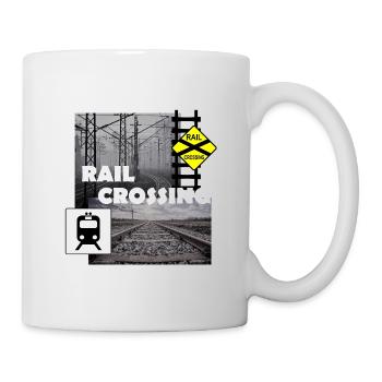 RAIL CROSSING - Tasse - Weiß - Rechts
