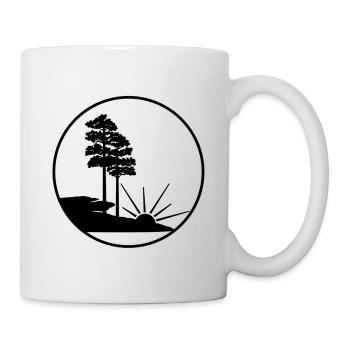 PAS DE MINE DANS LE DISTRICT SUPÉRIEUR conception de Fredrika Björk - Mug blanc - blanc - Droite