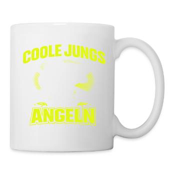 Cadeau de pêche pour la pêche et la marche des gars cool - Mug blanc - blanc - Droite