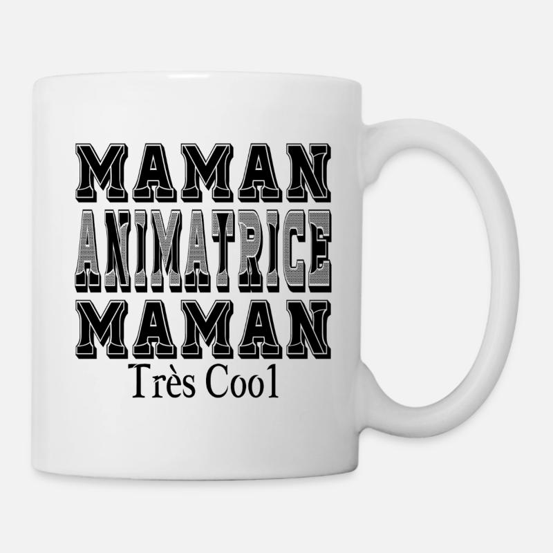 Mom Animator Mom Very Cool - Mug - white