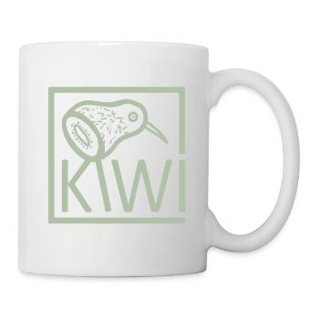 Kiwi Line Logo Bird Motif - Mug - white - Right