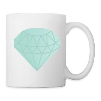 Mint Geometric Diamond - Mug - white - Right