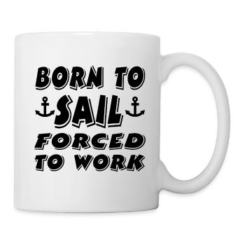 Voile - Mug blanc - blanc - Droite