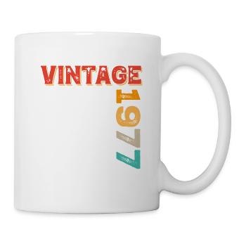 Millésime 1977 - Mug blanc - blanc - Droite