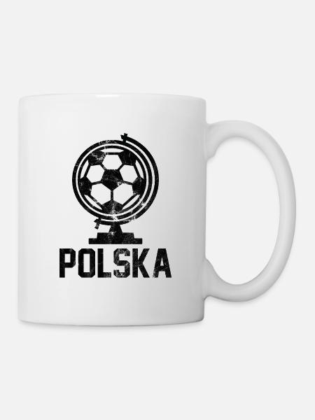 Polska Fussball - Tasse - Weiß