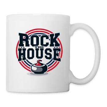 Curling Rock the House Eissport Team Spirit - Mug blanc - blanc - Droite