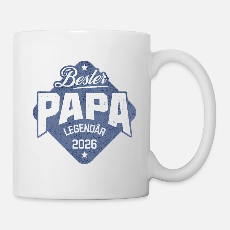 Bester Papa 2026 - Tasse - Weiß