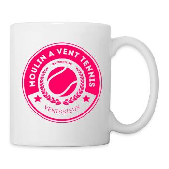 LOGO MVT ROSE  - Mug blanc - blanc - Droite