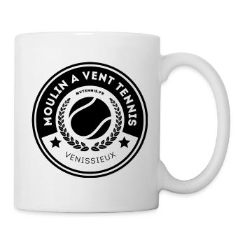 Badge Tennis Vintage Venissieux - Mug - white - Right